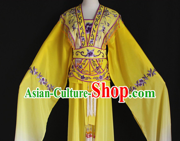 Ancient Asian Stage Performance Long Sleeve Beauty Dance Costumes