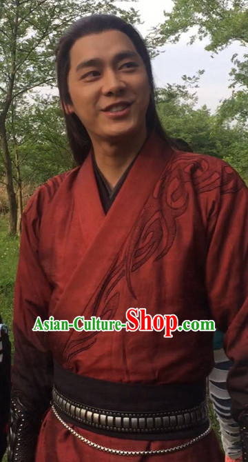 Chinese Traditional Dress Hanfu Costume China Kimono Robe Ancient Chinese Clothing National Costumes Gown Wear for Men