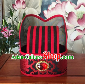 Handmade Chinese Ancient Style Official Court Hat Asian Headwear for Men