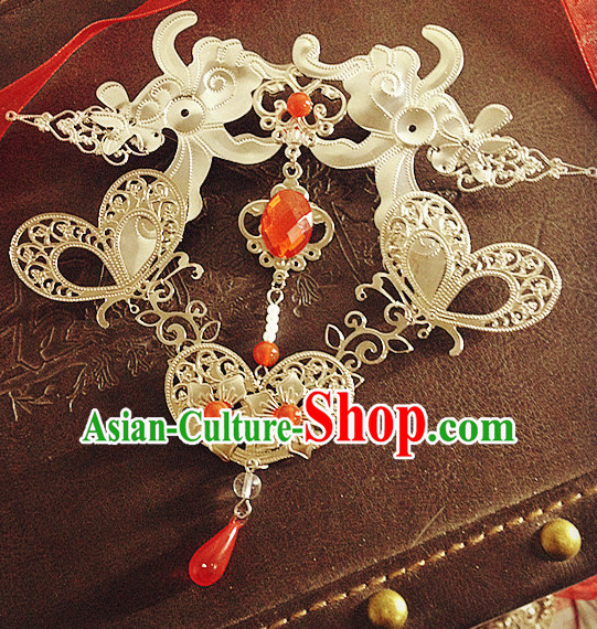 Chinese Traditional Lady Headpieces Hair Jewelry Set