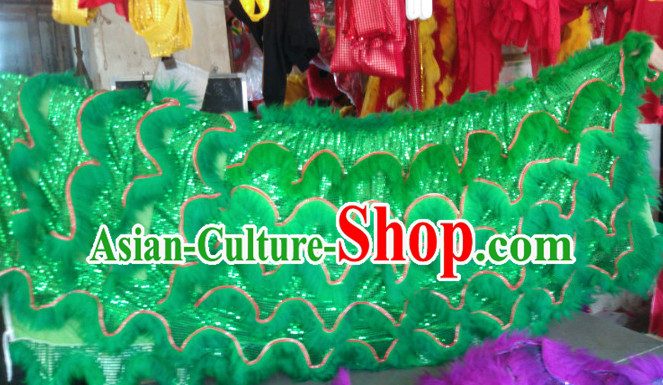 Top Asian Chinese Lion Dance Troupe Performance Suppliers Pants Equipments Art Instruments Lion Tail Costumes Set