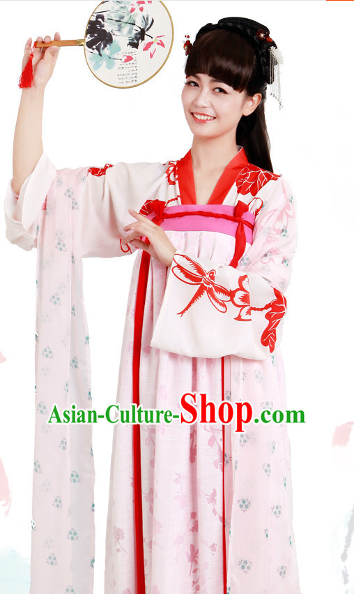 Ancient Chinese Tang Dynasty Peacock Clothing Chinese National Costumes Ancient Chinese Costume Traditional Chinese Clothes Complete Set for Women Girls
