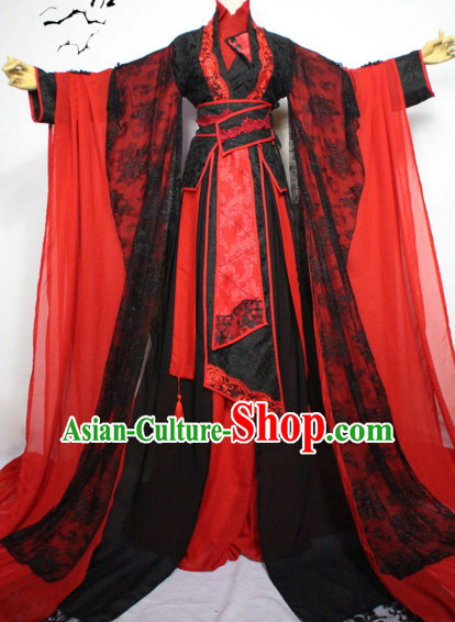 Chinese Women Traditional Royal Empress Dress Cheongsam Ancient Chinese Clothing Cultural Robes Complete Set