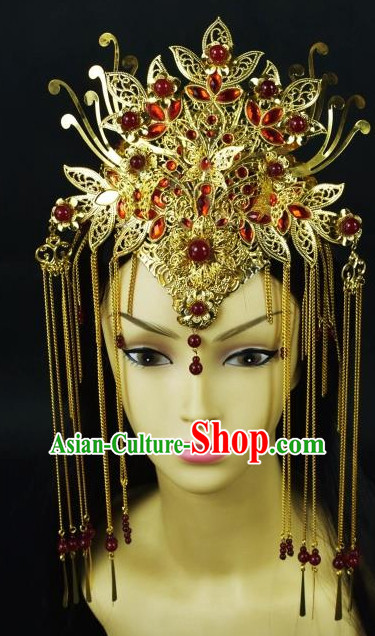 Top Chinese Princess Phoenix Hair Style China Hairpieces Chinese Traditional Hairpins Bridal Headwear