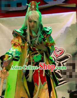 Chinese Traditional Hanfu Cosplay Costume Chinese Cosplay Hanfu Halloween Costume Party Costume Fancy Emperor Dress