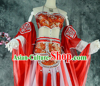 Ancient Chinese Stage Royal Dress National Costume Halloween Costumes Hanfu Chinese Dresses Chinese Clothing