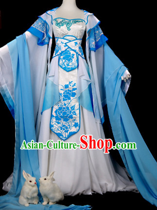 Ancient Chinese Princess Dance Costumes Dresses Hanzhuang Han Fu Han Clothing Traditional Chinese Dress Hanfu National Costume Complete Set for Women or Girls