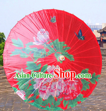 Asian Dance Umbrella China Handmade Classic Umbrellas Stage Performance Umbrella Dance Props