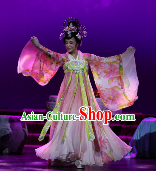 China Ancient Tang Dynasty Dresses Only Female Emperor Wu Zetian Drama Stage Performance Women Costumes Traditional Clothing Complete Set