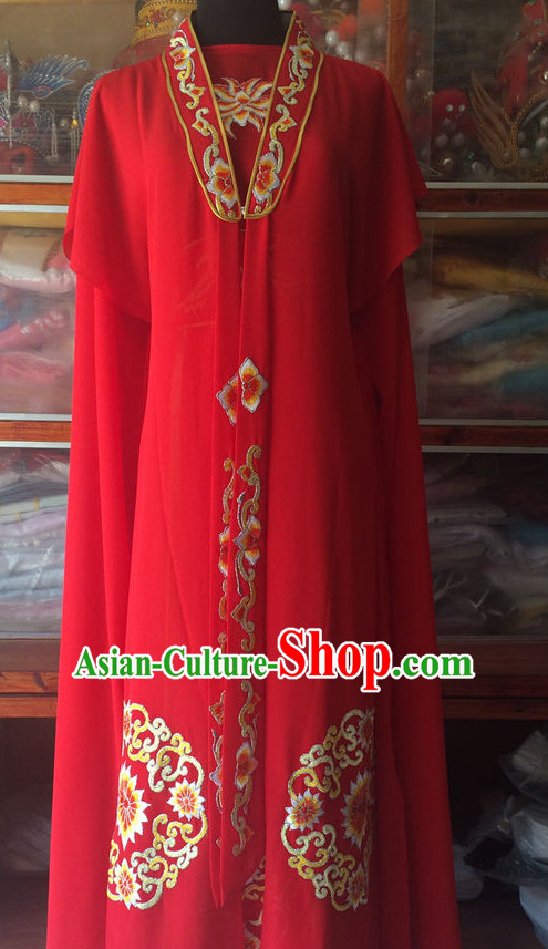 China Beijing Opera Men Wedding Dresses Embroidered Robe Stage Costumes Complete Set