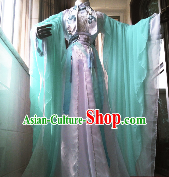 Ancient Chinese Costumes Flower Costume Traditional Chinese Fairy Hanfu Han Fu Costumes Ancient Cosplay Complete Set