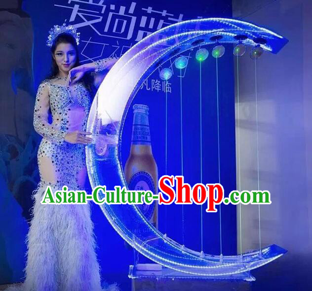 Giant Chinese Stage Performance Harp Dance Props Dancing Props