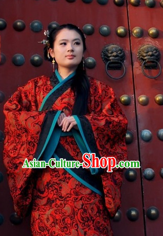 Ancient Chinese Women Dresses Traditional Royal Stage Hanfu Classical Dress Costumes Clothing Complete Set