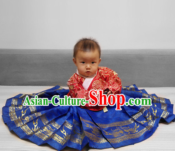 Classical Dance Chinese Clothes Drama Performance Hanfu for Children Baby