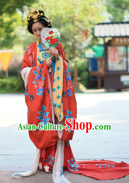 Traditional Chinese Ancient Tang Dynasty Clothing Imperial Wedding Dresses Beijing Classical Chinese Bridal Clothing