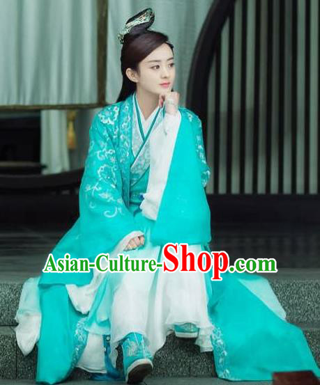 Traditional Chinese Ancient Costumes, Ancient Chinese Cosplay Swordswomen Knight Costume Complete Set for Women