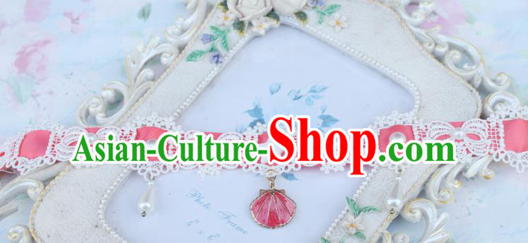 Traditional Classic Pearl Necklace Accessories, Restoring Ancient Lace Princess Necklace for Women