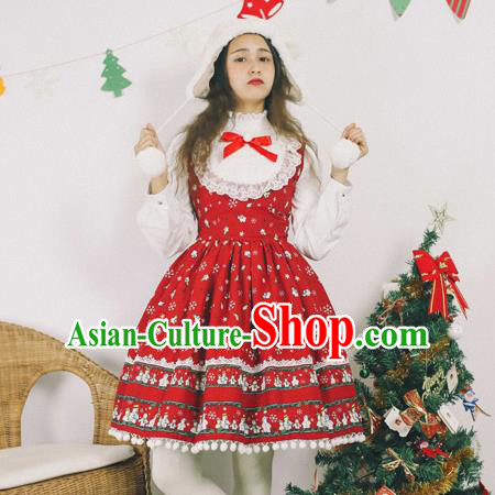 Traditional Classic Elegant Women Costume Sundress, Restoring Ancient Princess Christmas Joe Chest Dress Giant Swing Jumper Skirt for Women
