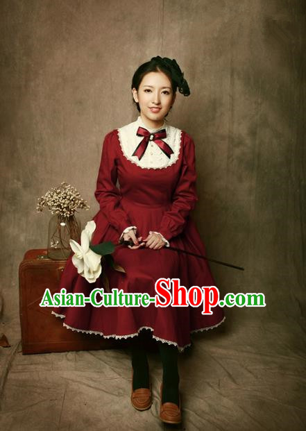 Traditional Classic Elegant Women Costume Palace One-Piece Dress, Restoring Ancient Princess Royal Dress for Women