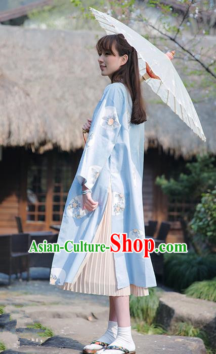 Traditional Japanese Restoring Ancient Kimono Costume Haori Smock