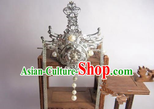 Traditional Chinese Ancient Jewelry Accessories, Ancient Chinese Imperial Princess Wedding Hair Phoenix Coronet, China Wedding Hairpin  for Women