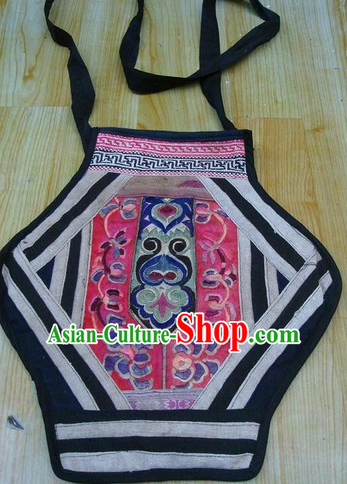 Traditional Chinese Miao Nationality Palace Handmade Embroidery Bag Hmong Handmade Embroidery Hanging Package for Women
