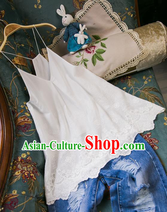 Traditional Classic Women Costumes, Traditional Classic Cotton Sun-Top Female Camisole