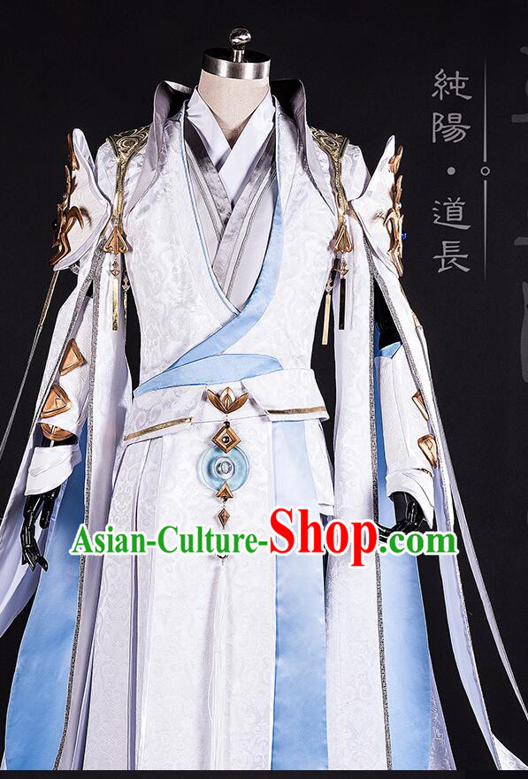 Chinense Ancient Taoist Costumes Chinese COSPLAY for Men Garment Show Stage Dress Costumes Dress Cos Asian Traditional Clothing