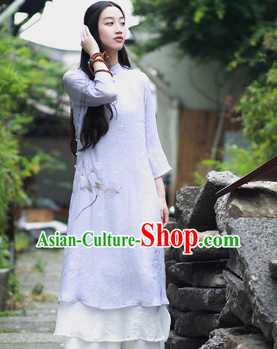 Traditional Chinese Female Costumes, Chinese Acient Clothes, Chinese Cheongsam, Tang Suits Blouse for Women
