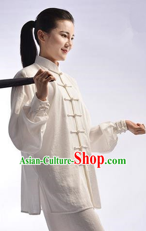 Top Signature Cotton Kung Fu Costume Martial Arts Kung Fu Training Uniform Gongfu Shaolin Wushu Clothing Tai Chi Taiji Teacher Suits Uniforms for Women
