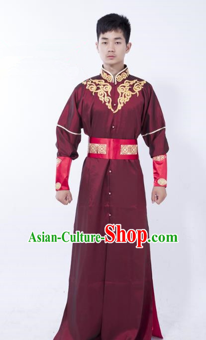 Traditional Ancient Chinese Swordsman Costume, Asian Chinese Tang Dynasty Kawaler Clothing for Men