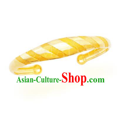 Asian Korean Hanbok Accessories Gold Butterfly Longevity Bracelet for Baby