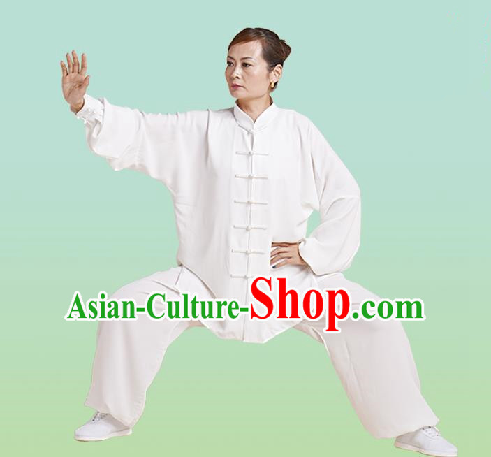 Top Grade Chinese Linen Kung Fu Costume, China Traditional Martial Arts Kung Fu Training Uniform Wushu Clothing for Women