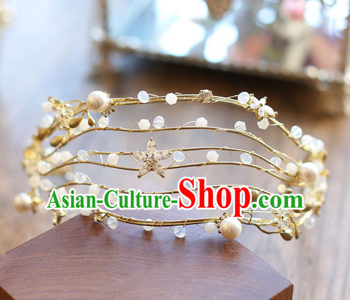 Chinese Traditional Bride Hair Jewelry Accessories Wedding Baroque Retro Hair Clasp for Women