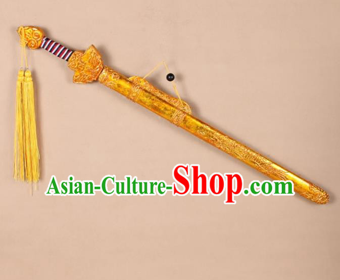 Asian Chinese Beijing Opera Sword, Traditional China Peking Opera Emperor Sword