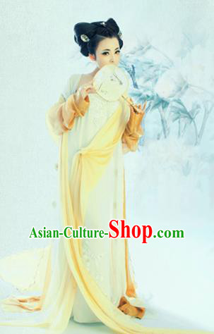 Traditional Ancient Chinese Imperial Consort Costume, Elegant Hanfu Tube Dress Chinese Han Dynasty Imperial Emperess Tube Dress Clothing for Women