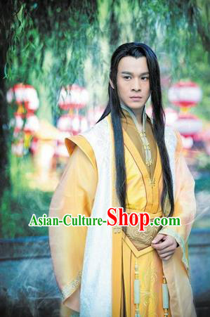 Traditional Chinese Ancient Costumes Ancient Chinese Cosplay Swordsman Knight Embroidered Costume for Men