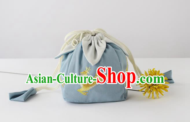 Traditional Ancient Chinese Embroidered Handbags Embroidered Deer Bag for Women
