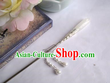 Traditional Handmade Chinese Ancient Classical Hair Accessories Hairpin, Michelia Alba Hair Claws for Women