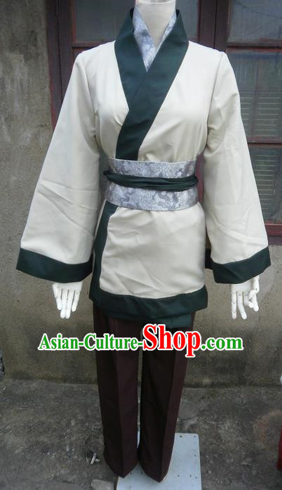 Traditional Ancient Chinese Classical Cartoon Character Uniform Cosplay Game Role Qin Dynasty Swordmen Costume Complete Set for Men