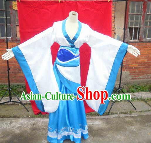 Traditional Ancient Chinese Classical Cartoon Character Fairy Uniform Cosplay Game Role Han Dynasty Swordmen Imperial Princess Costume Complete Set for Women