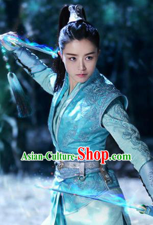 Traditional Ancient Chinese Female Costume, Chinese Ancient Swordswoman Dress, Cosplay Chinese Chivalrous Swordsman Embroidered Clothing for Women