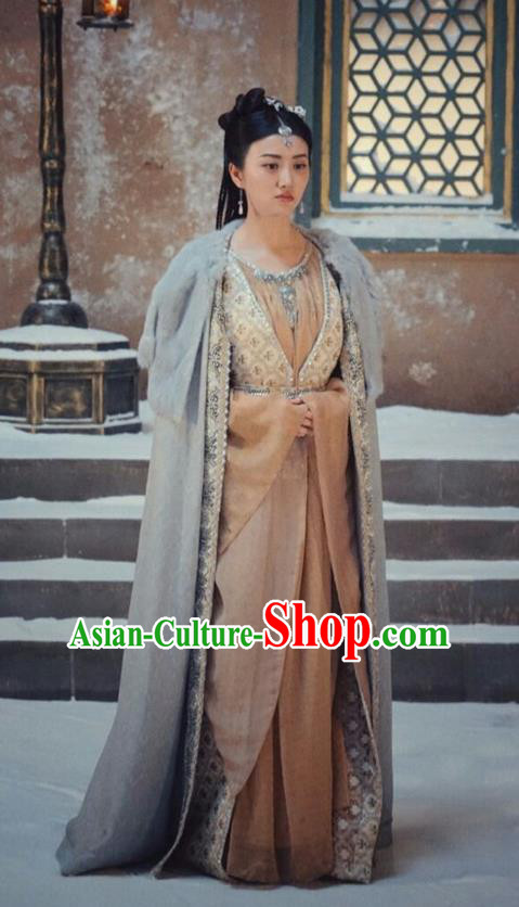 Traditional Ancient Chinese Imperial Empress Costume, Elegant Hanfu Palace Queen Dress, Chinese Tang Dynasty Imperial Princess Tailing Clothing for Women