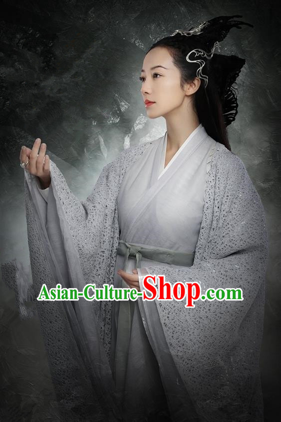 Traditional Ancient Chinese Imperial Concubine Costume, Elegant Hanfu Western Wei Dynasty Imperial Consort Clothing, Chinese Northern Dynasties Imperial Princess Embroidered Tailing Clothing for Women