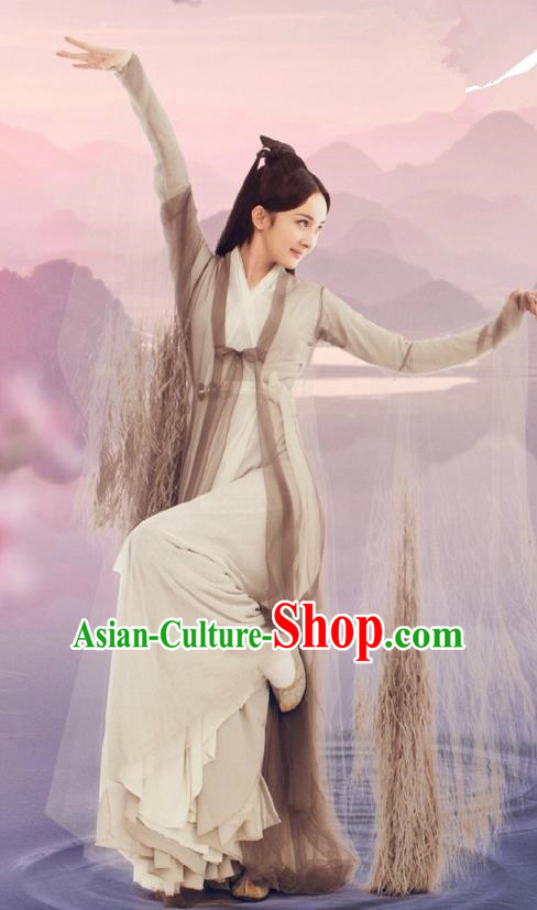 Traditional Ancient Chinese Imperial Empress Costume, Chinese Han Dynasty Young Lady Dress, Cosplay Ten Great III of Peach Blossom Fairy Tale Chinese Peri Imperial Princess Hanfu Clothing for Women