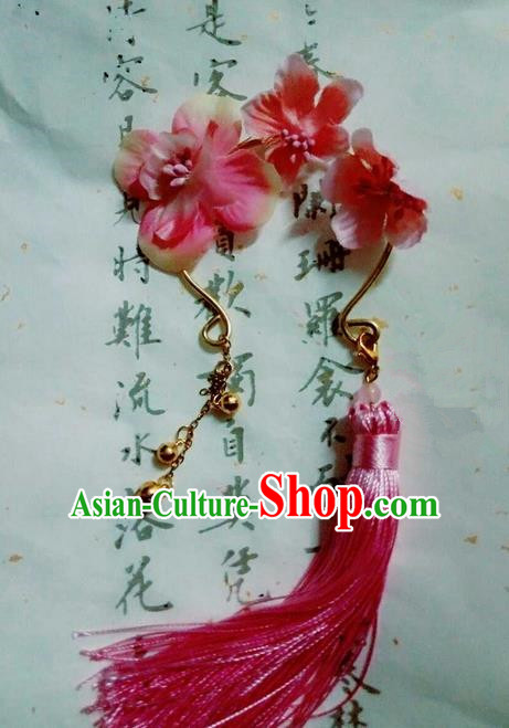 Traditional Handmade Chinese Ancient Classical Accessories Silk Flowers Bangle, Han Dynasty Hanfu Bracelet for Women