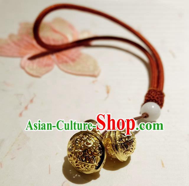 Traditional Chinese Ancient Crafts, China Handmade Anklets Jewelry Accessories Bells Ankle Chain for Women
