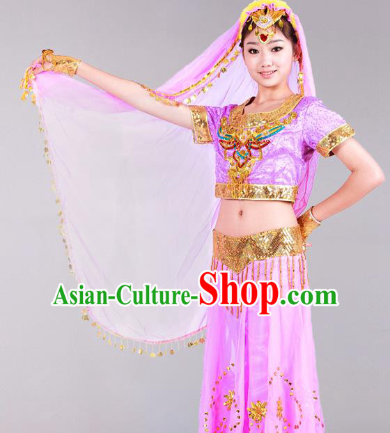 Traditional Chinese Belly Dancing Costume Belly Dance Clothing Complete Set for Women