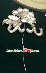 Traditional Chinese Ancient Classical Miao Silver Handmade Hair Accessories Little Hairpin Hair Fascinators for Women