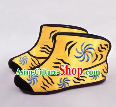 Chinese Ancient Peking Opera Embroidered Shoes Traditional Chinese Beijing Opera Props Boots